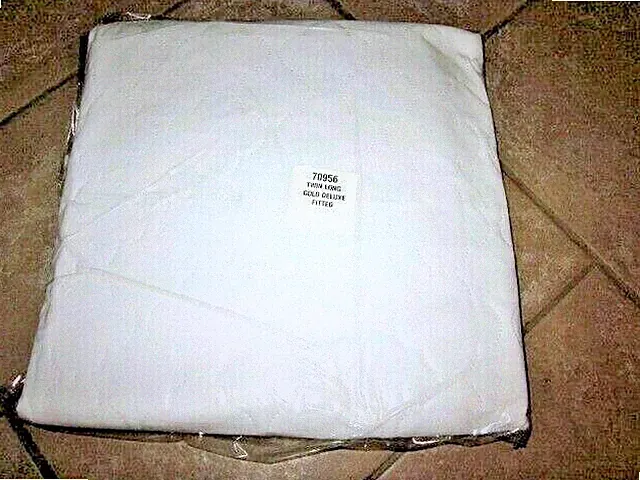 2 ea Restful Nights Mattress Pad 39x80 Twin XL long Gold Deluxe Fitted USA 70956