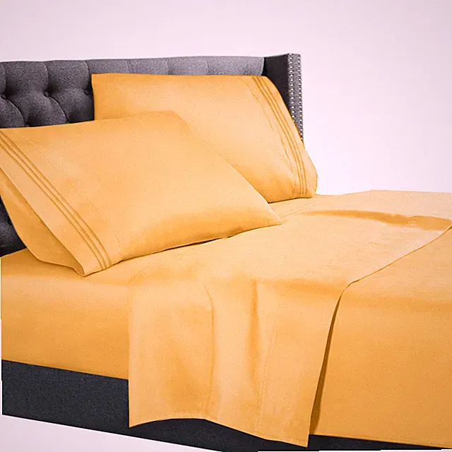All Unique Sizes Brushed Soft Microfiber Hotel Bed Sheets, Deep Pocket Sheet Set