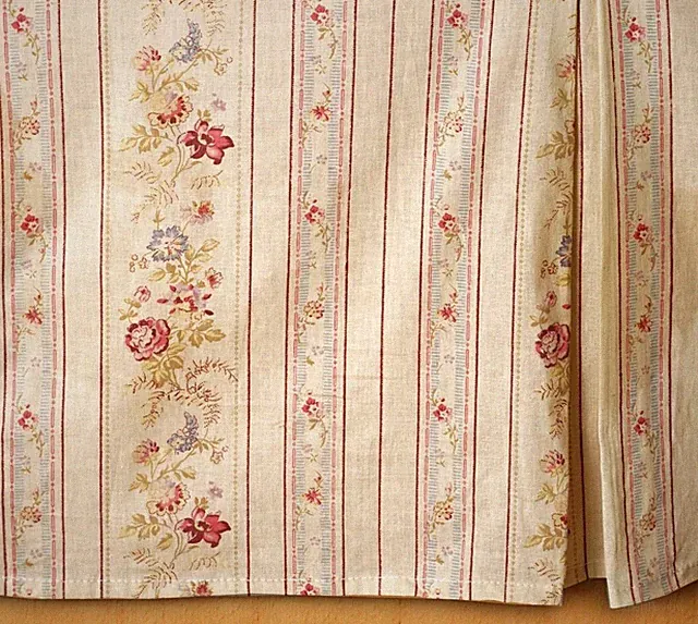 ANTIQUE ROSE Queen 60 x 80+15 BEDSKIRT : SHABBY YELLOW PINK ROSES DUST RUFFLE