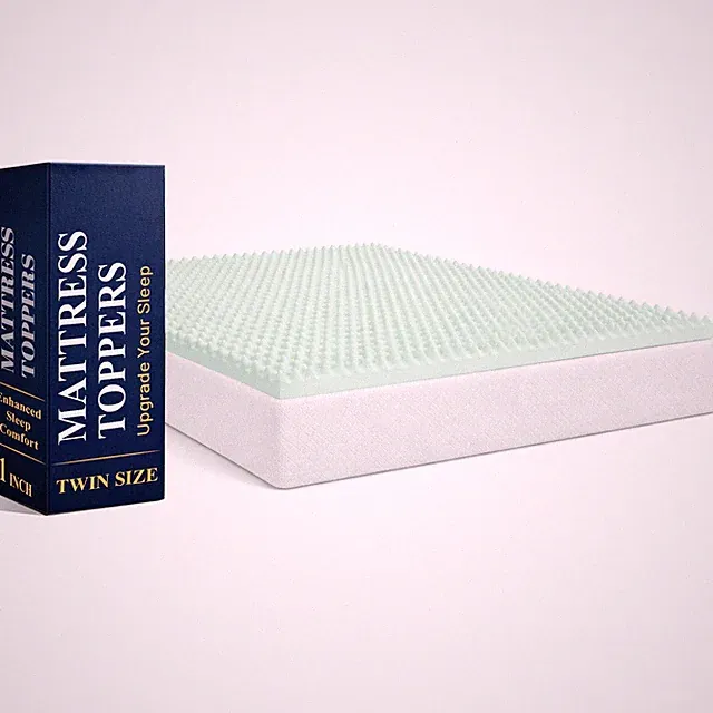Continental Sleep, 1-Inch Convoluted Topper, Adds Comfort to Mattress