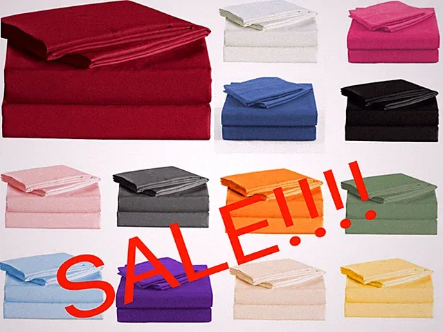 Persian Collection 1900 Count Sheet set Fitted Flat 16 Deep Pocket Wrinkle Free