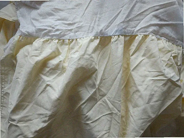Queen Yellow Bed Skirt Dust Ruffle